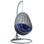 FAUTEUIL SUSPENDU EN ALUMINIUM RAFFINÉ